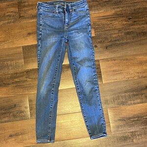 American Eagle Outfitters Dark Blue Skinny Jeans